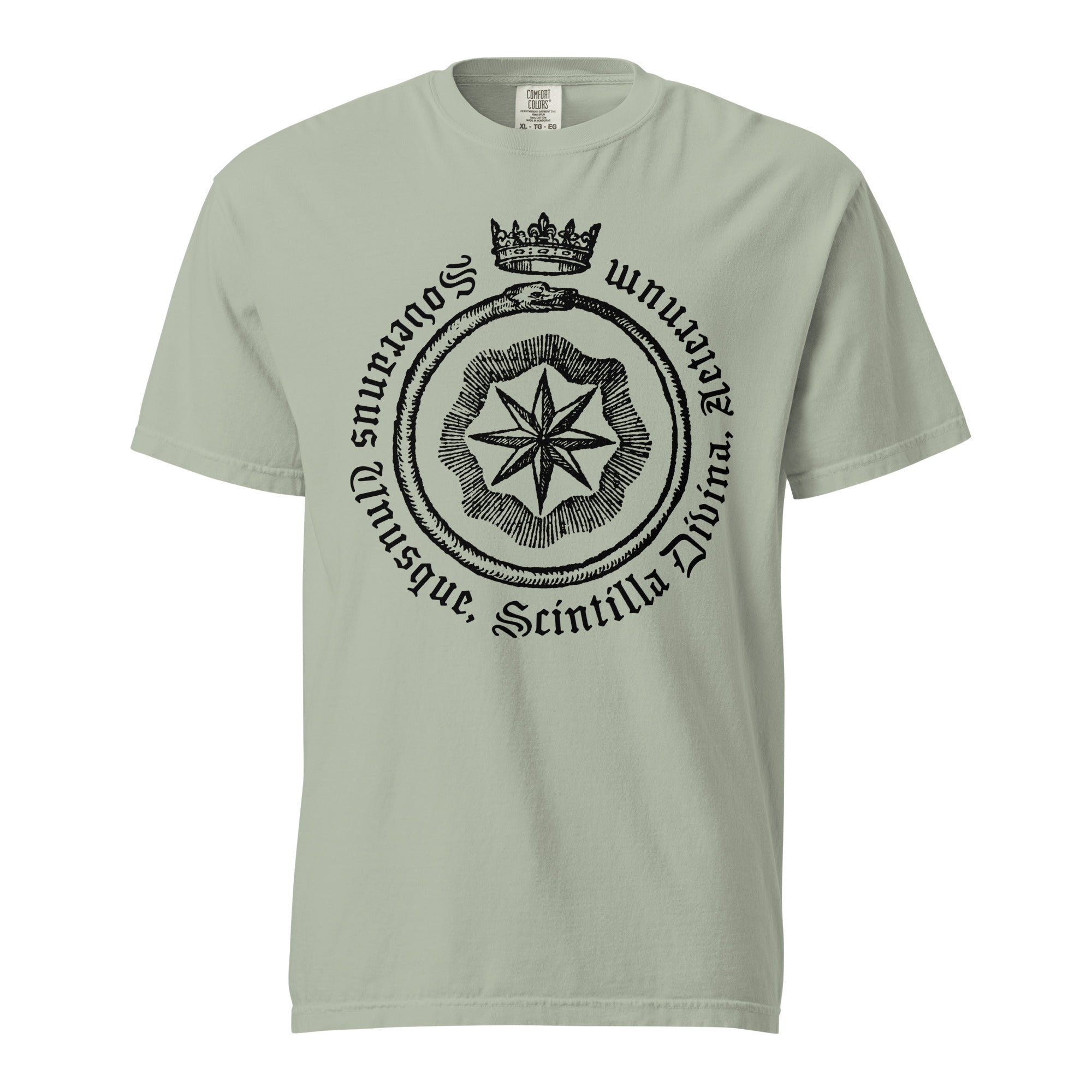 Each Sovereign Ouroboros Garment-dyed Heavyweight Graphic T-Shirt
