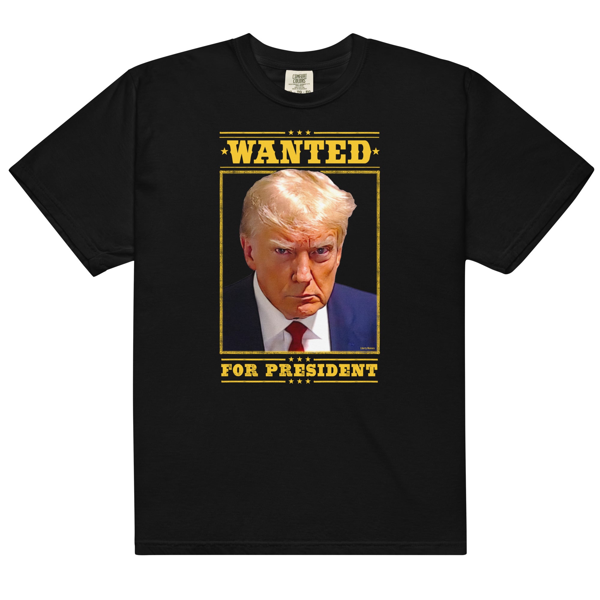 Donald Trump Mugshot Garment-dyed Heavyweight T-Shirt