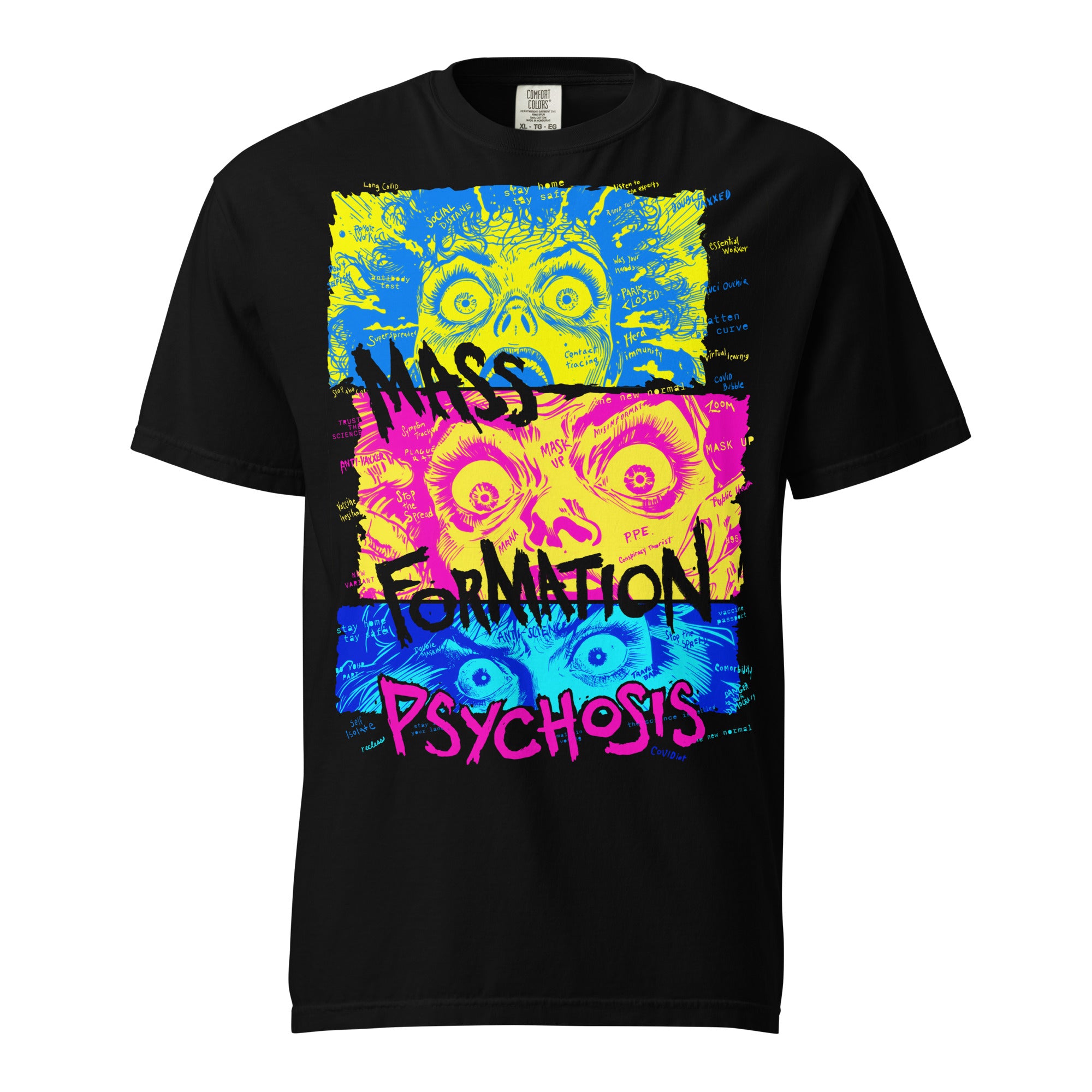 Mass Formation Psychosis Garment-dyed Heavyweight T-shirt