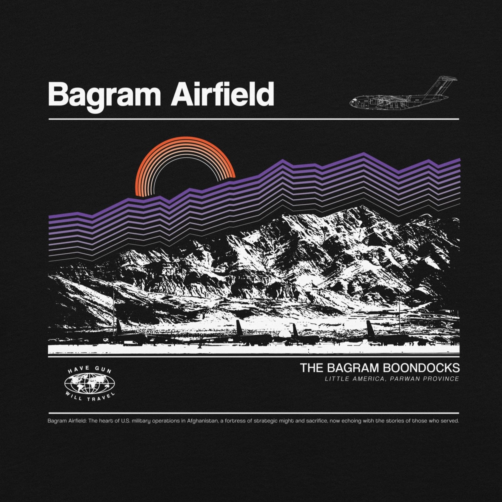 Bagram Airfield Garment-dyed Heavyweight T-Shirt