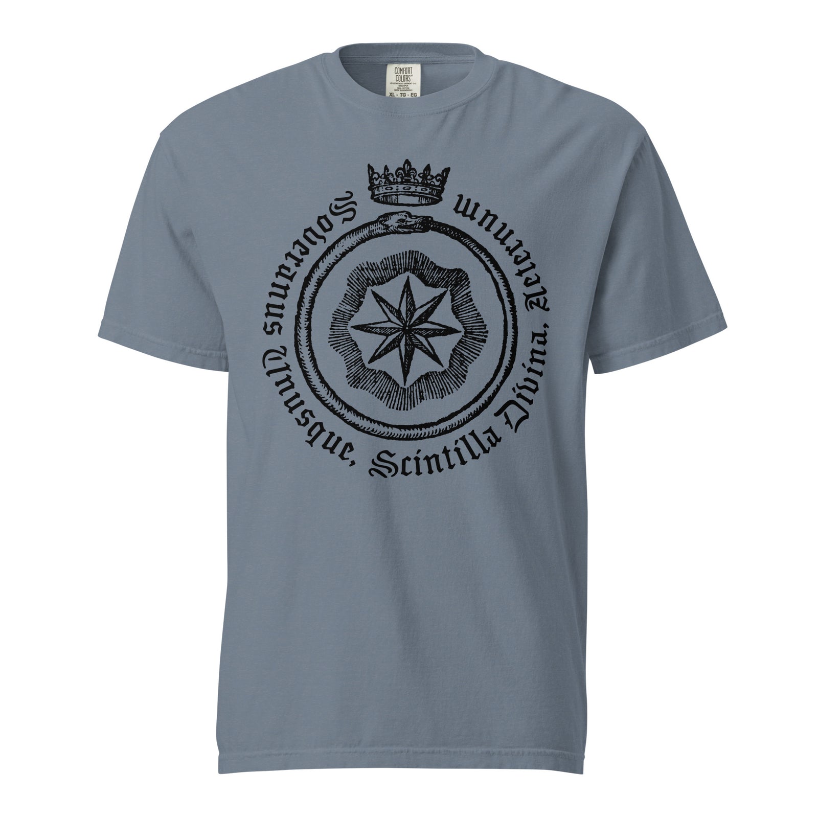 Each Sovereign Ouroboros Garment-dyed Heavyweight Graphic T-Shirt