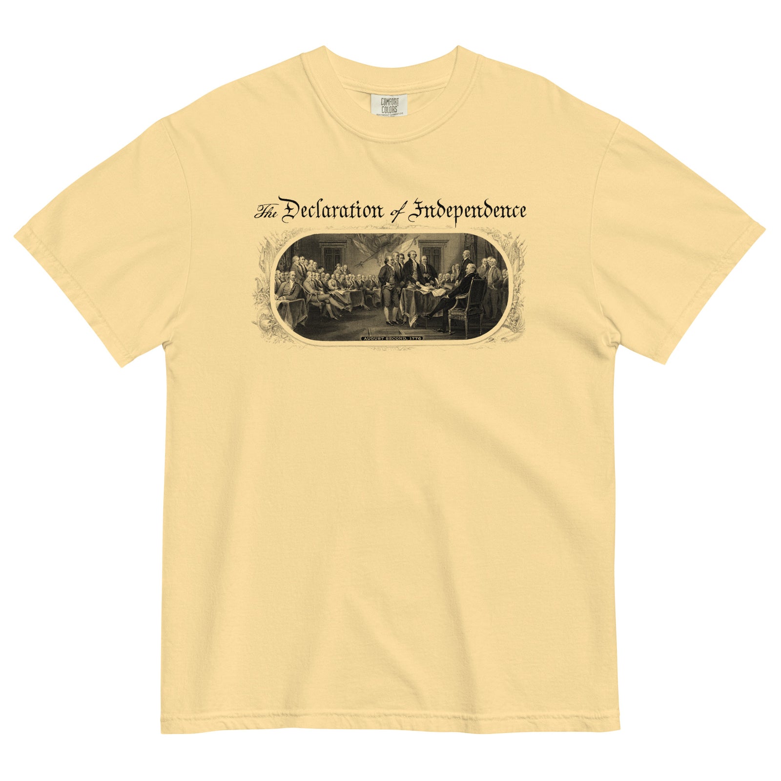 Declaration of Independence Garment-dyed Heavyweight T-Shirt