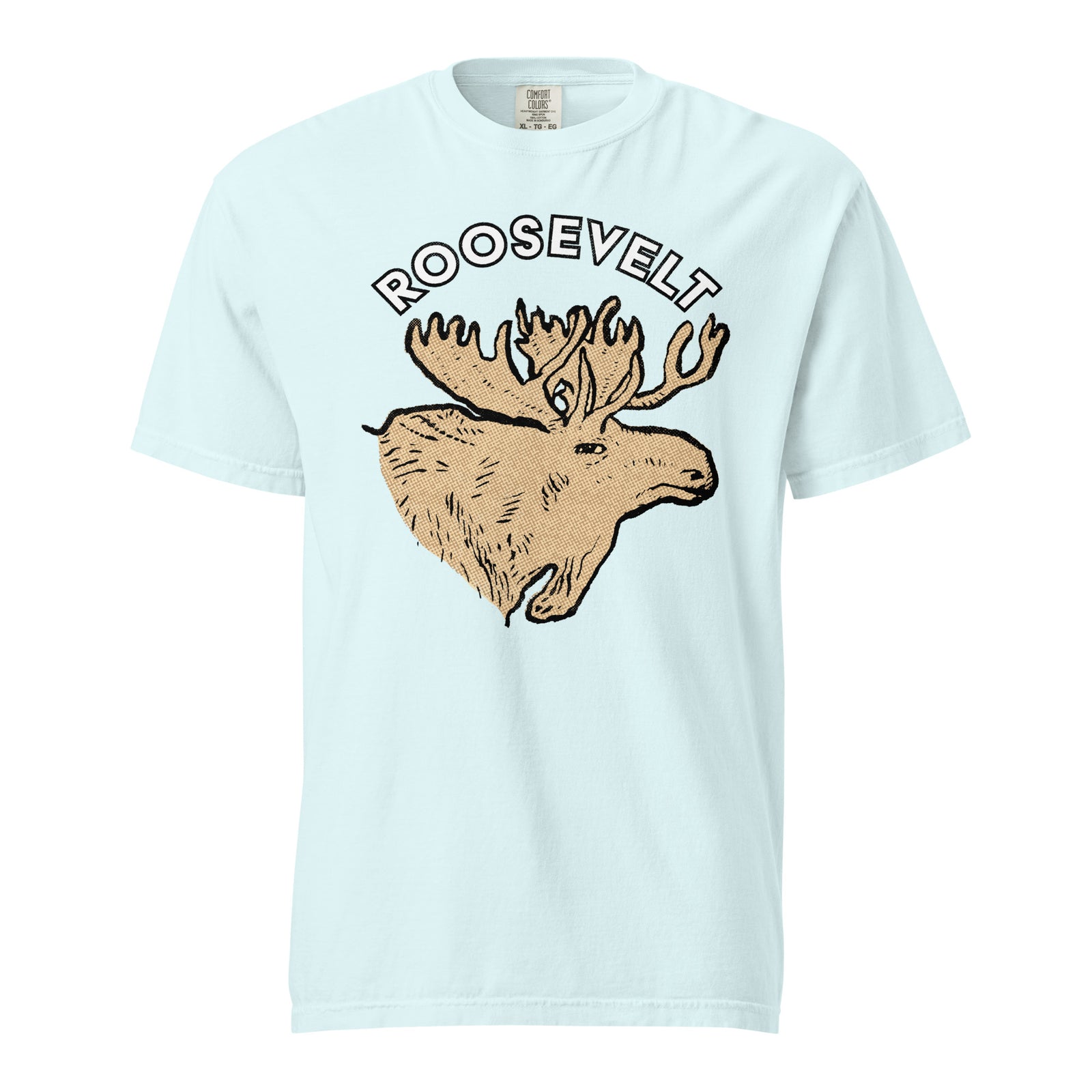 Teddy Roosevelt 1912 Bullmoose Garment-dyed Heavyweight T-shirt