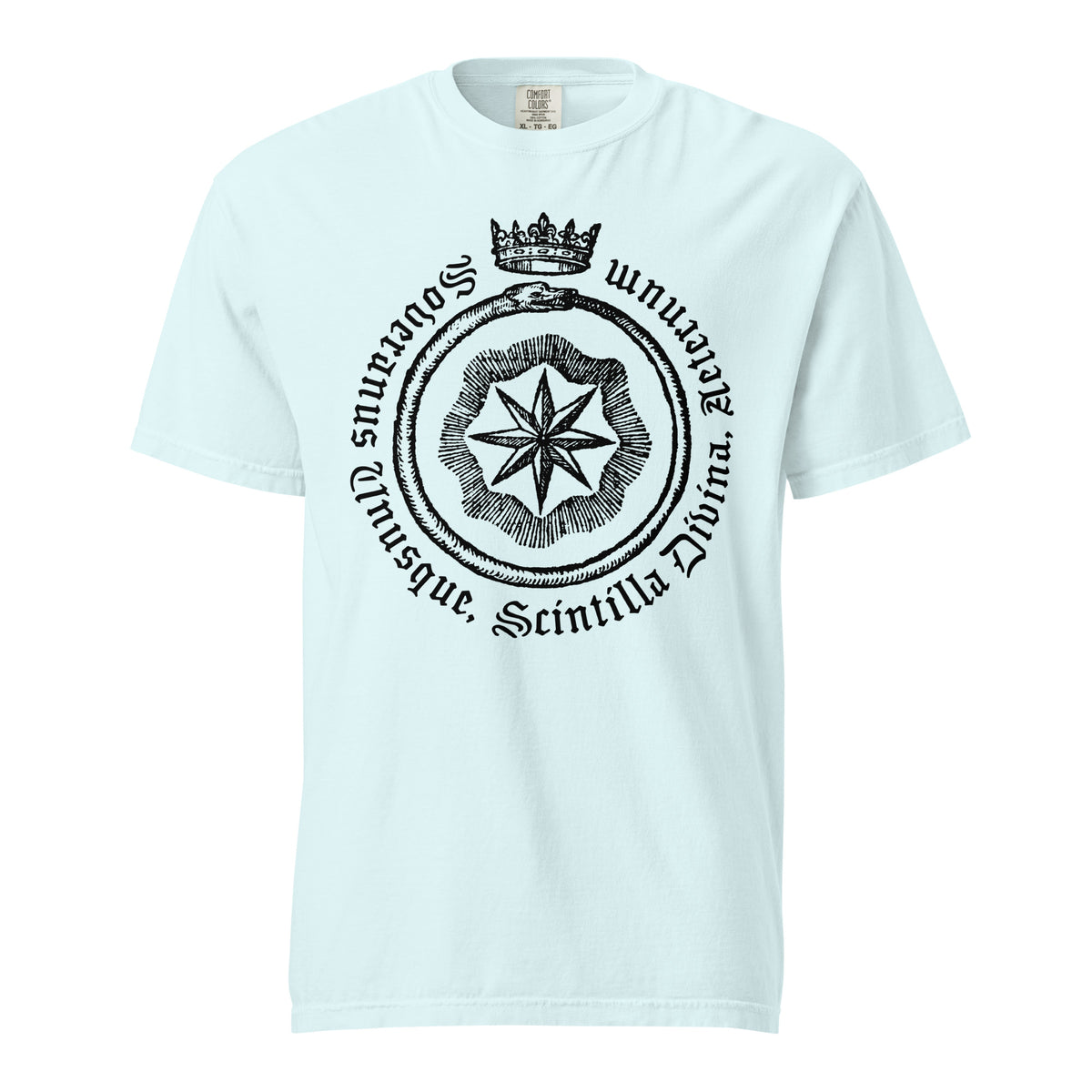 Each Sovereign Ouroboros Garment-dyed Heavyweight Graphic T-Shirt