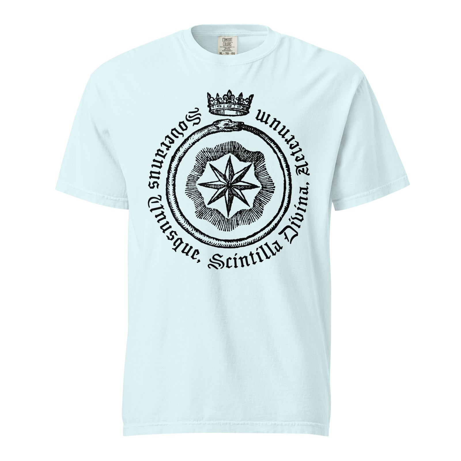 Each Sovereign Ouroboros Garment-dyed Heavyweight Graphic T-Shirt
