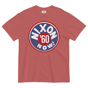 Nixon Now 1960 Retro Campaign Garment-Dyed Heavyweight T-Shirt