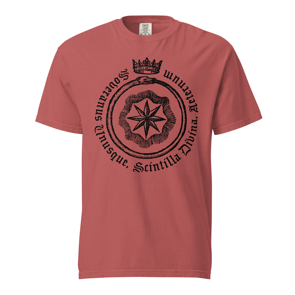 Each Sovereign Ouroboros Garment-dyed Heavyweight Graphic T-Shirt
