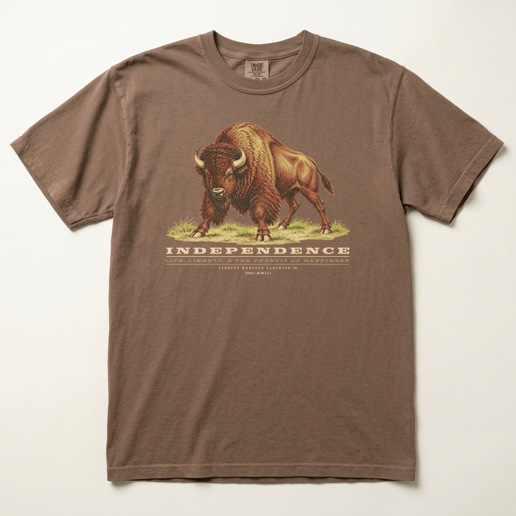 Independence Bison Heavyweight Tee