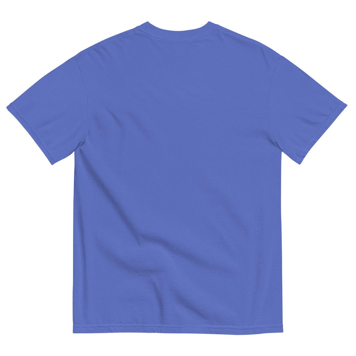 Blue t-shirt on a white background
