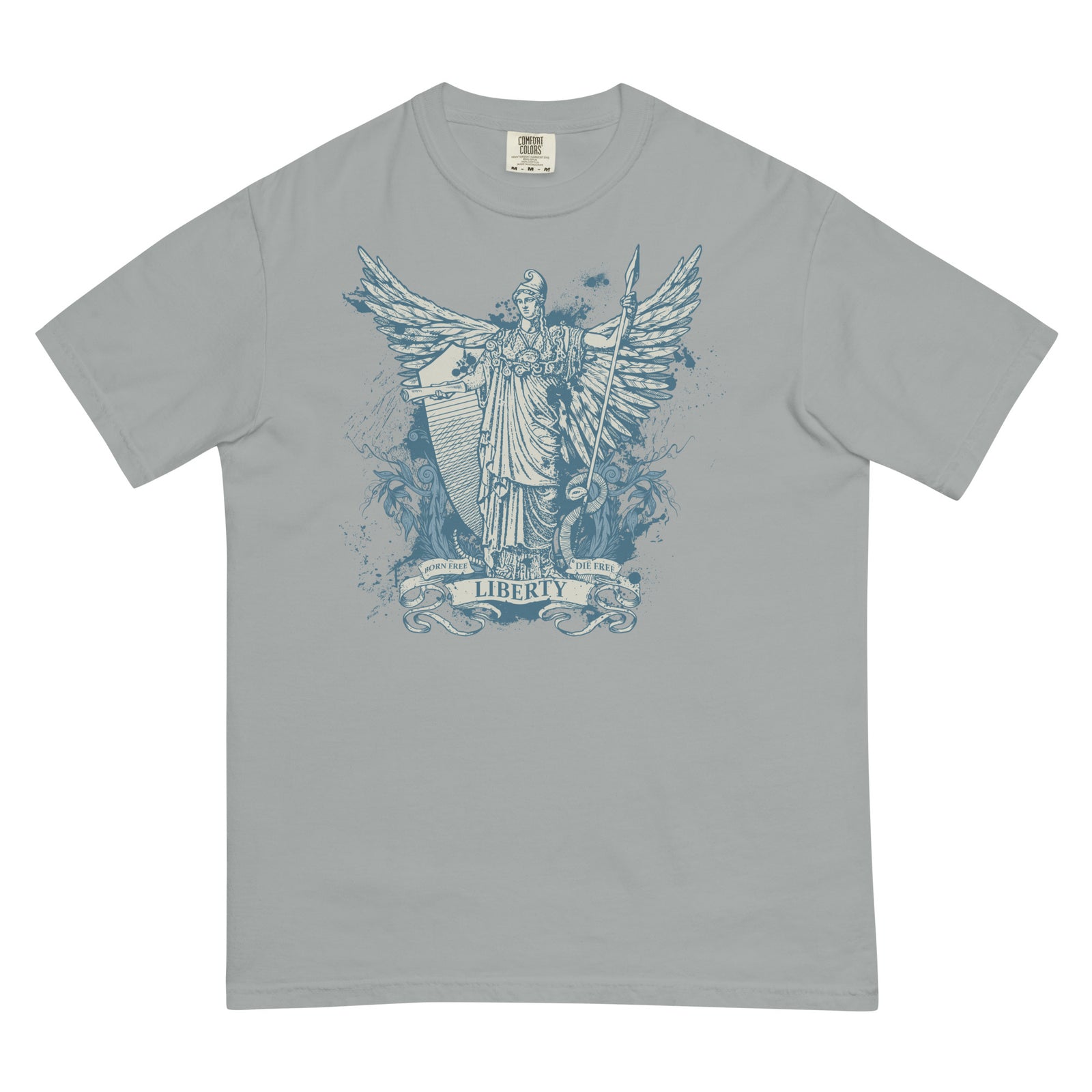 Libertas Garment-dyed Heavyweight Graphic T-Shirt