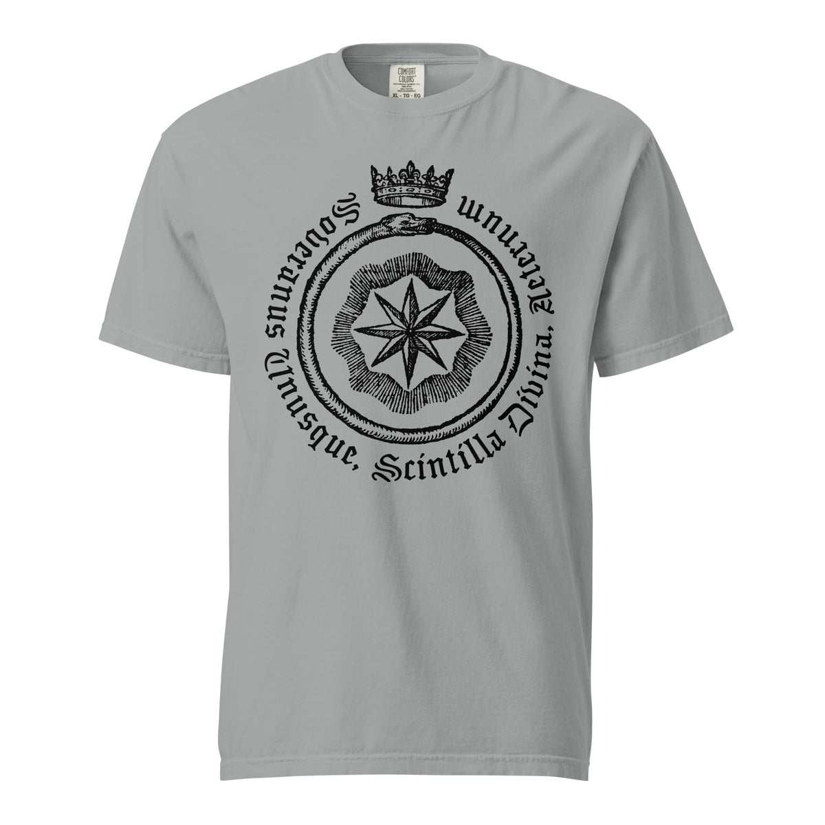 Each Sovereign Ouroboros Garment-dyed Heavyweight Graphic T-Shirt
