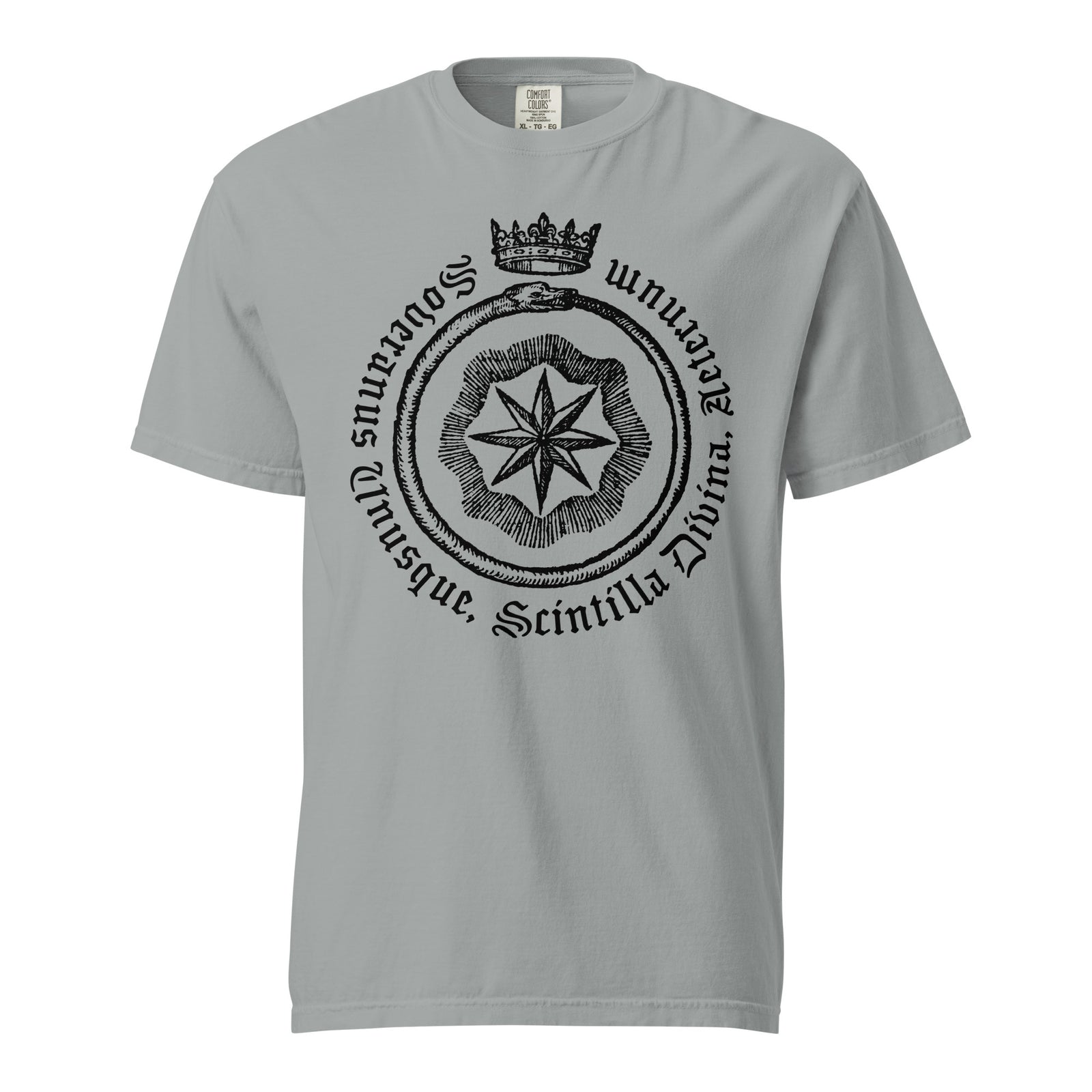 Each Sovereign Ouroboros Garment-dyed Heavyweight Graphic T-Shirt