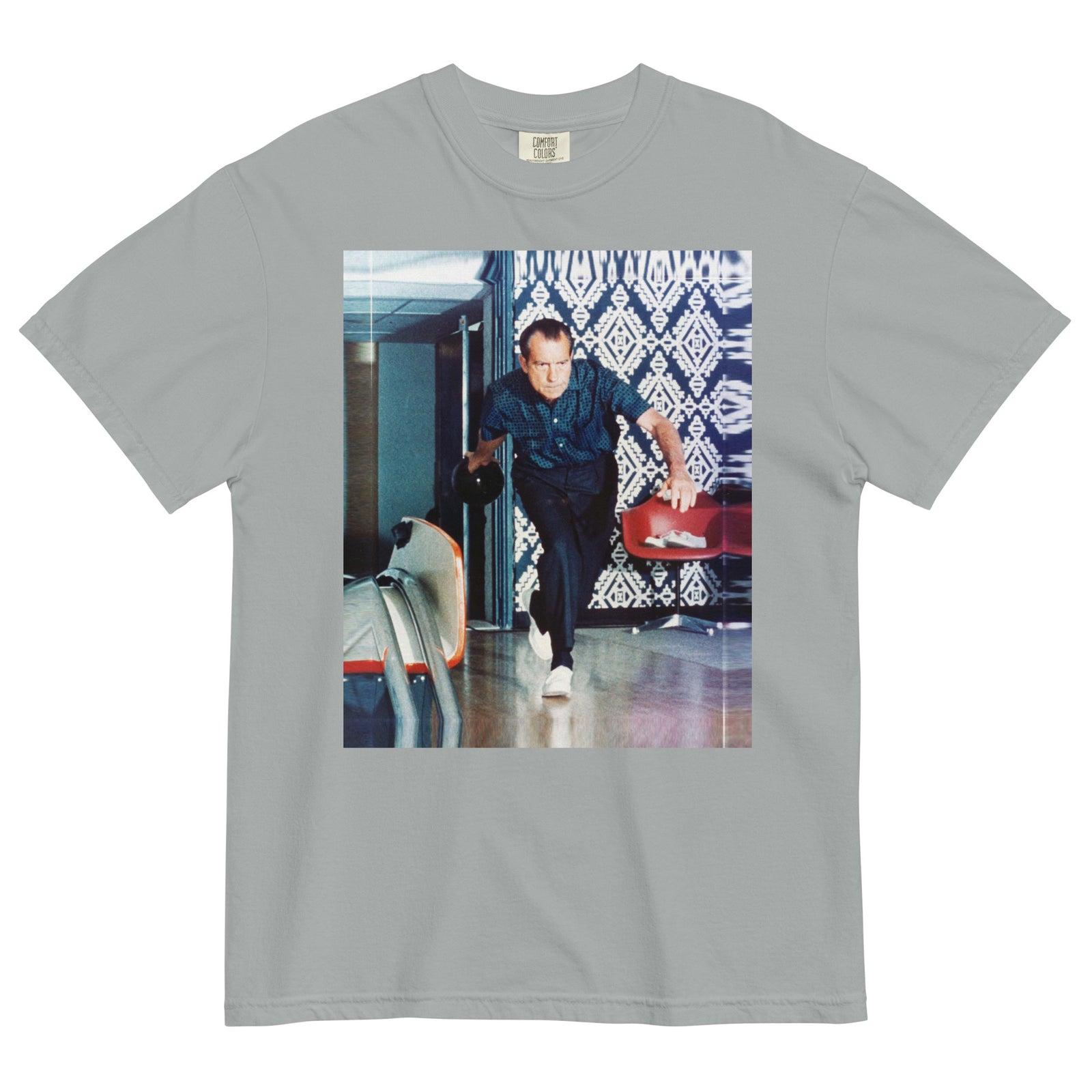 Nixon Bowling at the White House Garment-dyed Heavyweight T-shirt