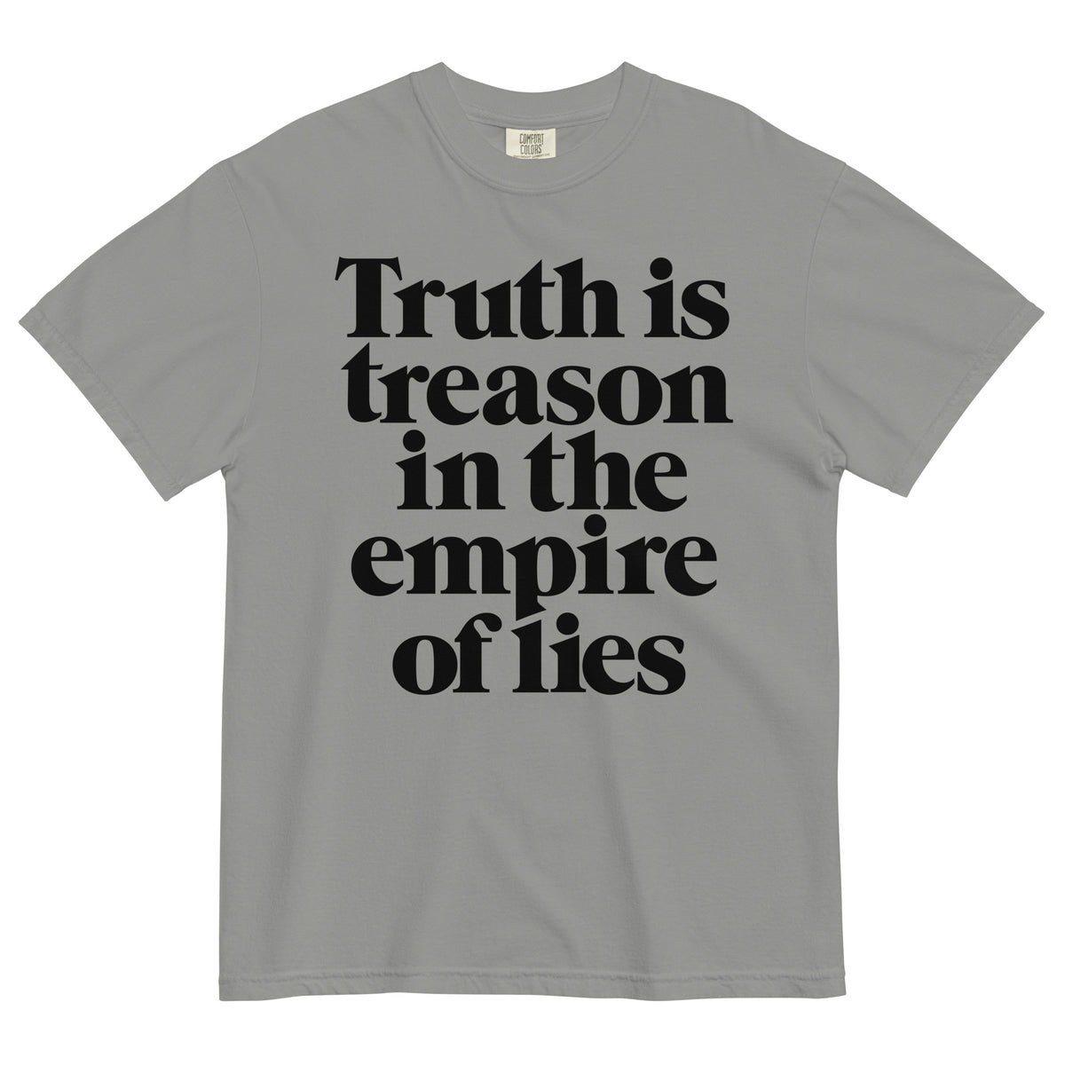 Truth is Treason in the Empire of Lies Garment-dyed Heavyweight T-Shirt