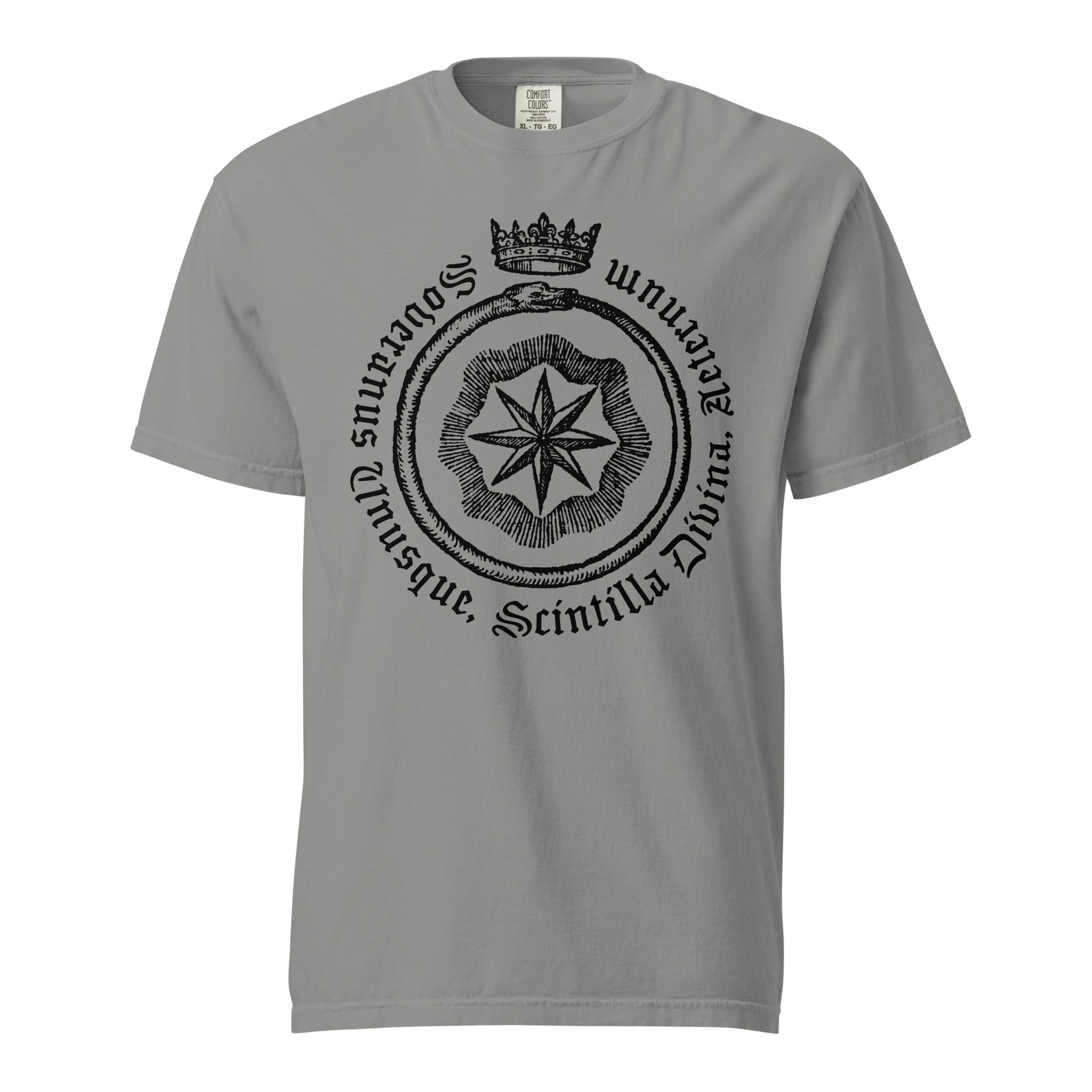 Each Sovereign Ouroboros Garment-dyed Heavyweight Graphic T-Shirt