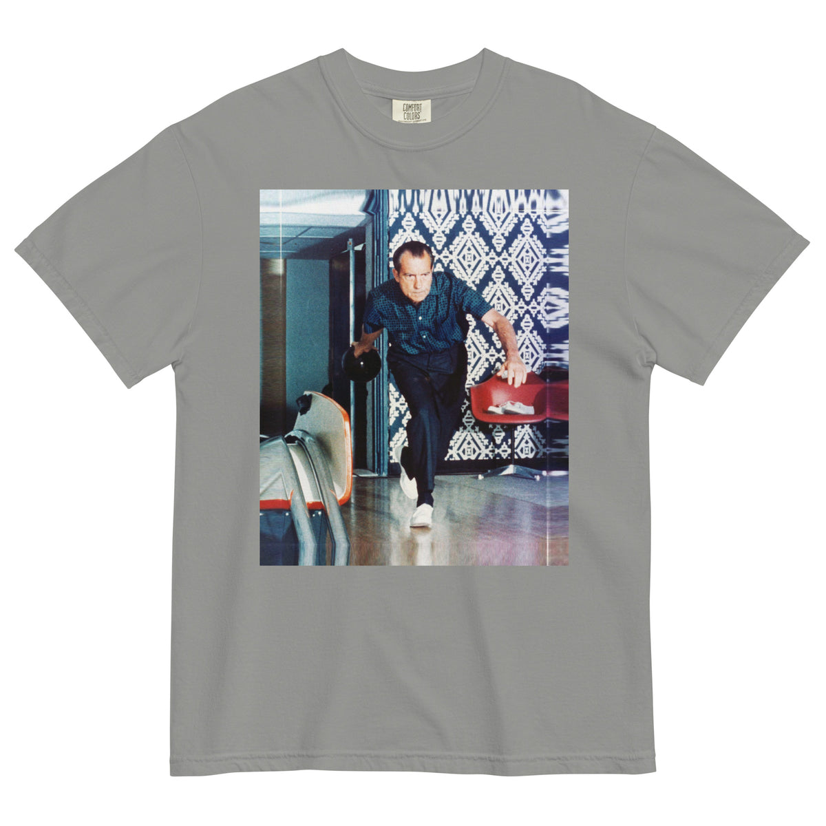Nixon Bowling at the White House Garment-dyed Heavyweight T-shirt