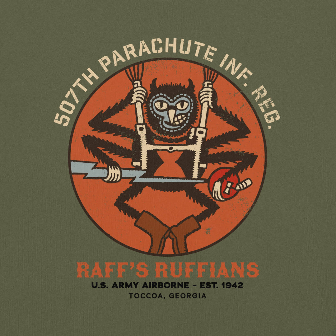 507th Parachute Regiment D-Day Paratrooper Graphic T-Shirt