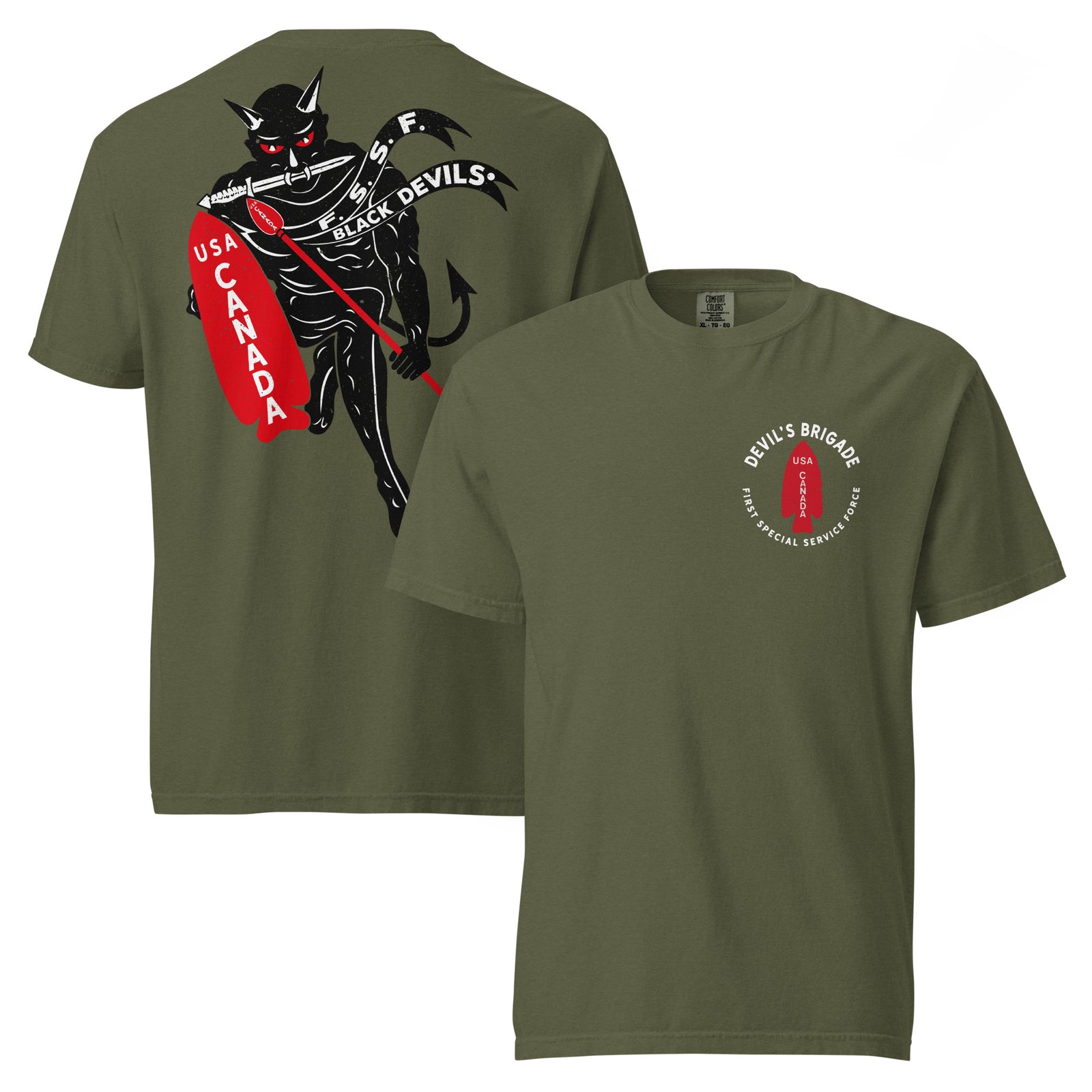 Devil's Brigade First Special Service Force WWII Heavyweight T-Shirt