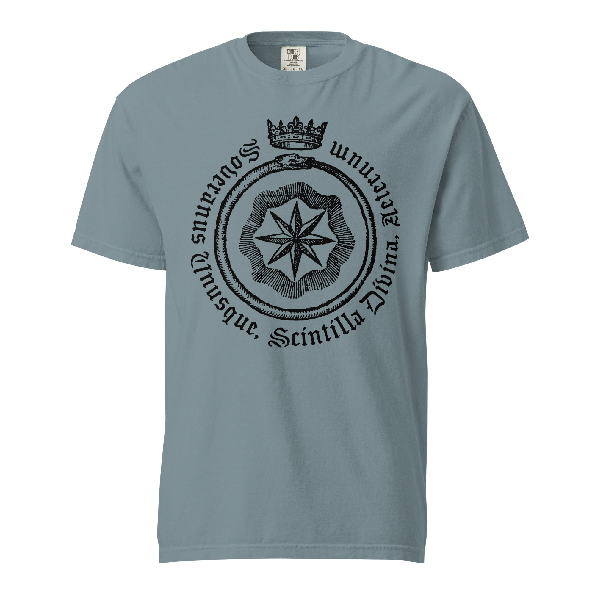 Each Sovereign Ouroboros Garment-dyed Heavyweight Graphic T-Shirt