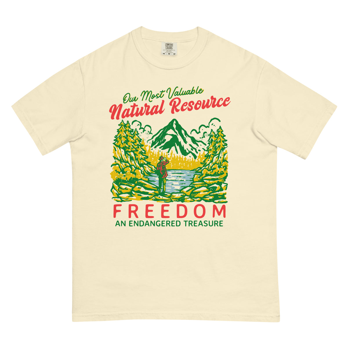Our Most Valuable Natural Resource Freedom Heavyweight T-Shirt