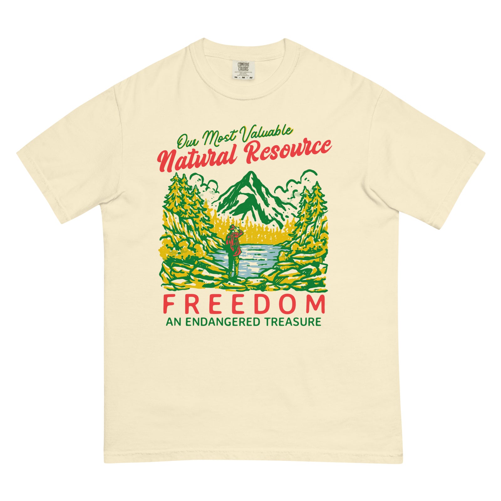 Our Most Valuable Natural Resource Freedom Heavyweight T-Shirt