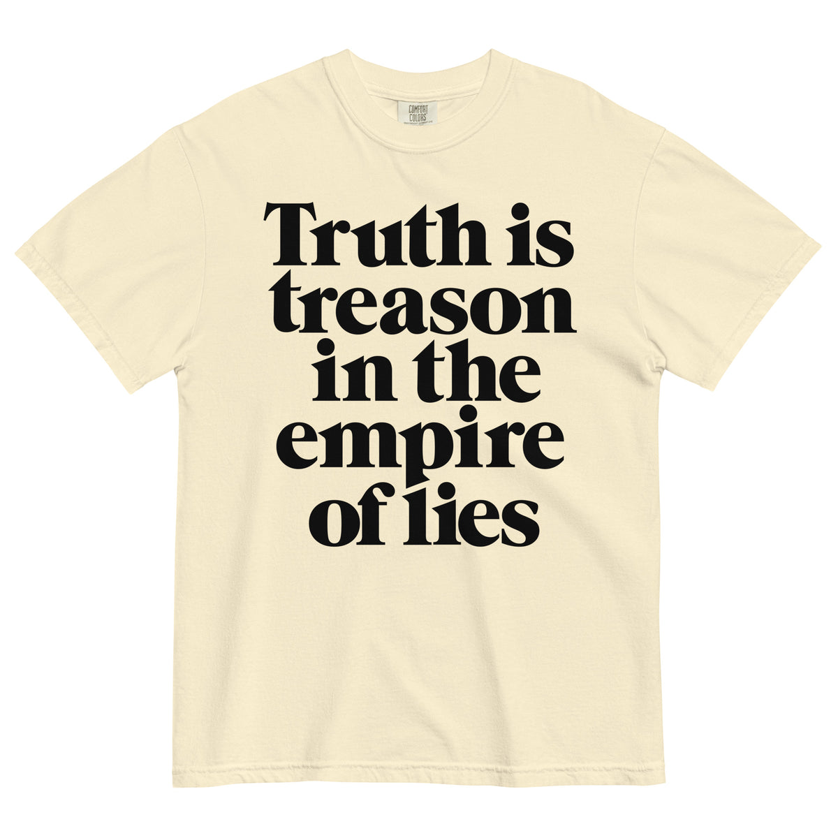 Truth is Treason in the Empire of Lies Garment-dyed Heavyweight T-Shirt