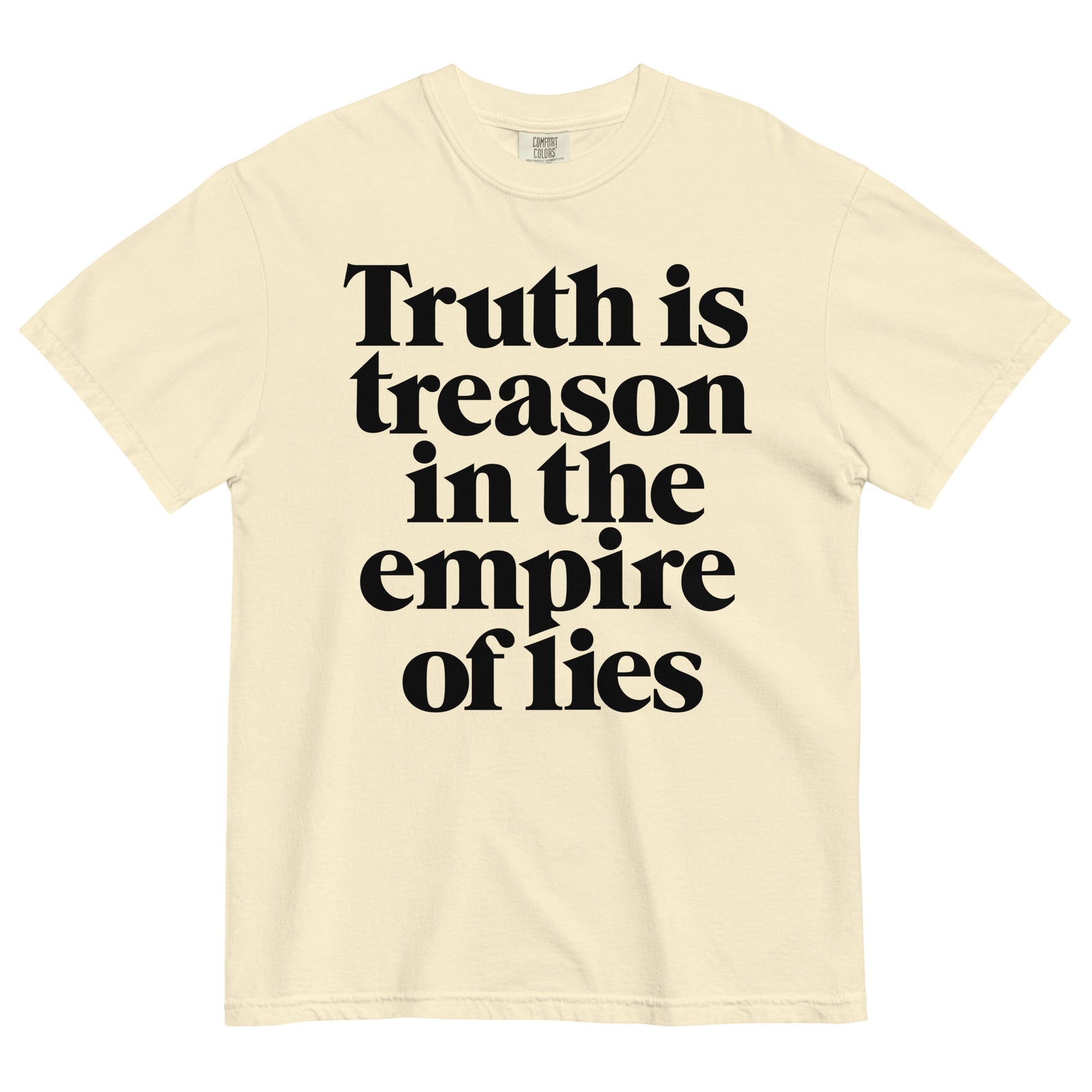 Truth is Treason in the Empire of Lies Garment-dyed Heavyweight T-Shirt