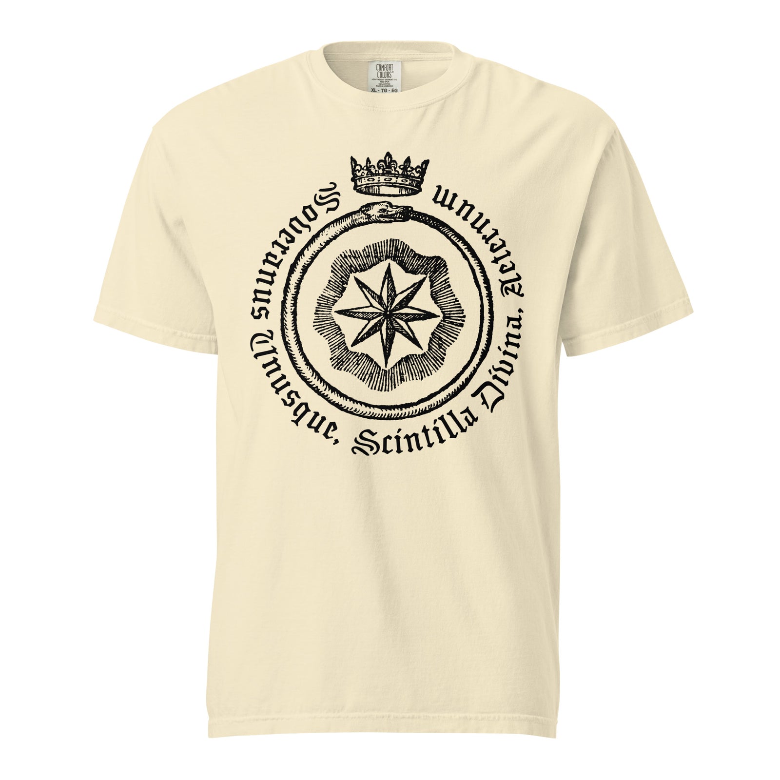 Each Sovereign Ouroboros Garment-dyed Heavyweight Graphic T-Shirt