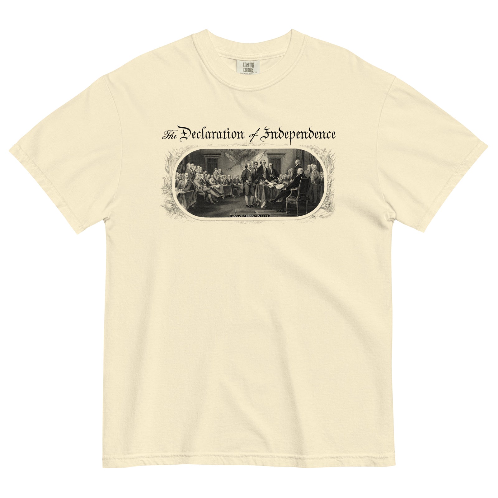 Declaration of Independence Garment-dyed Heavyweight T-Shirt