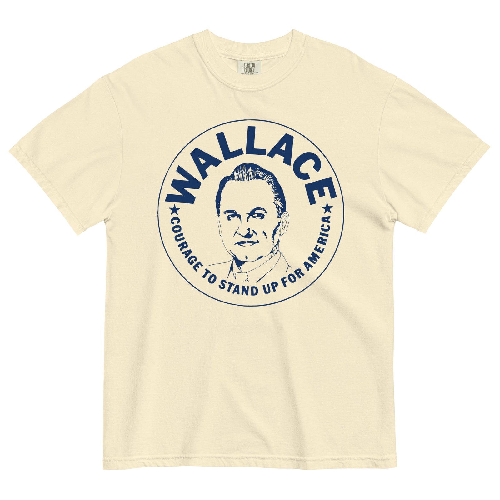 George Wallace 1968 Reproduction Heavyweight T-Shirt