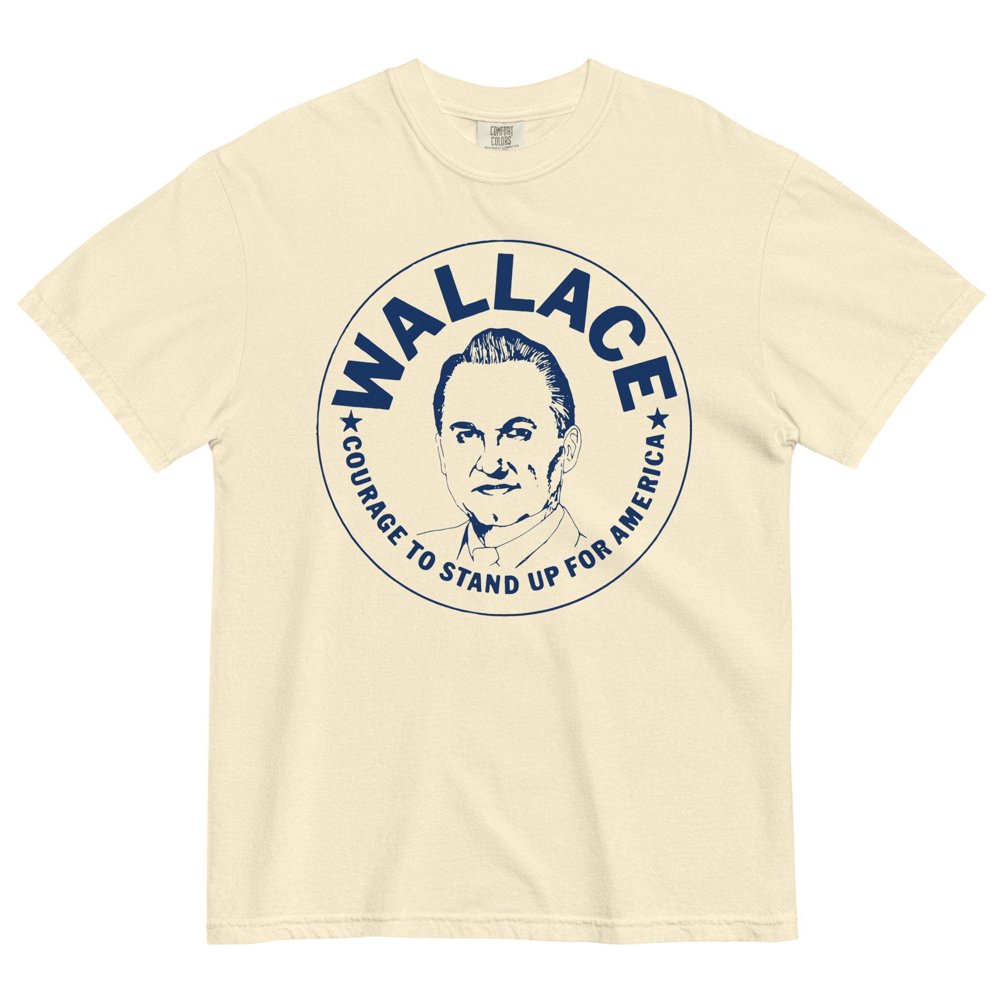 George Wallace 1968 Reproduction Heavyweight T-Shirt