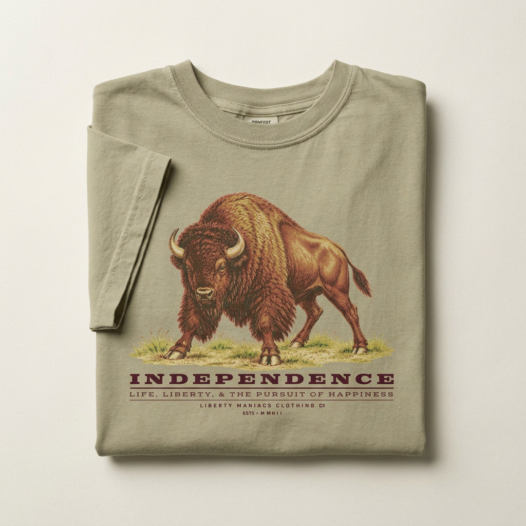 Independence Bison Heavyweight Tee