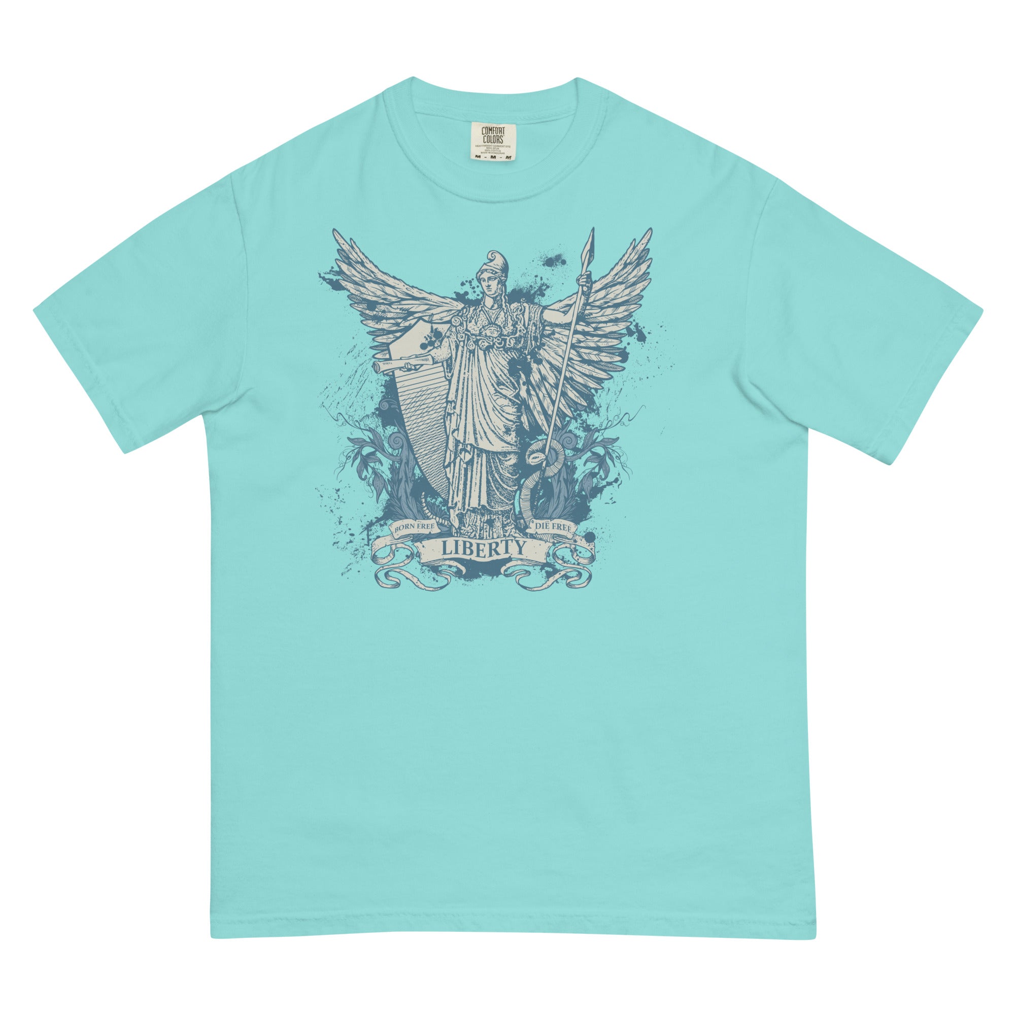 Libertas Garment-dyed Heavyweight Graphic T-Shirt