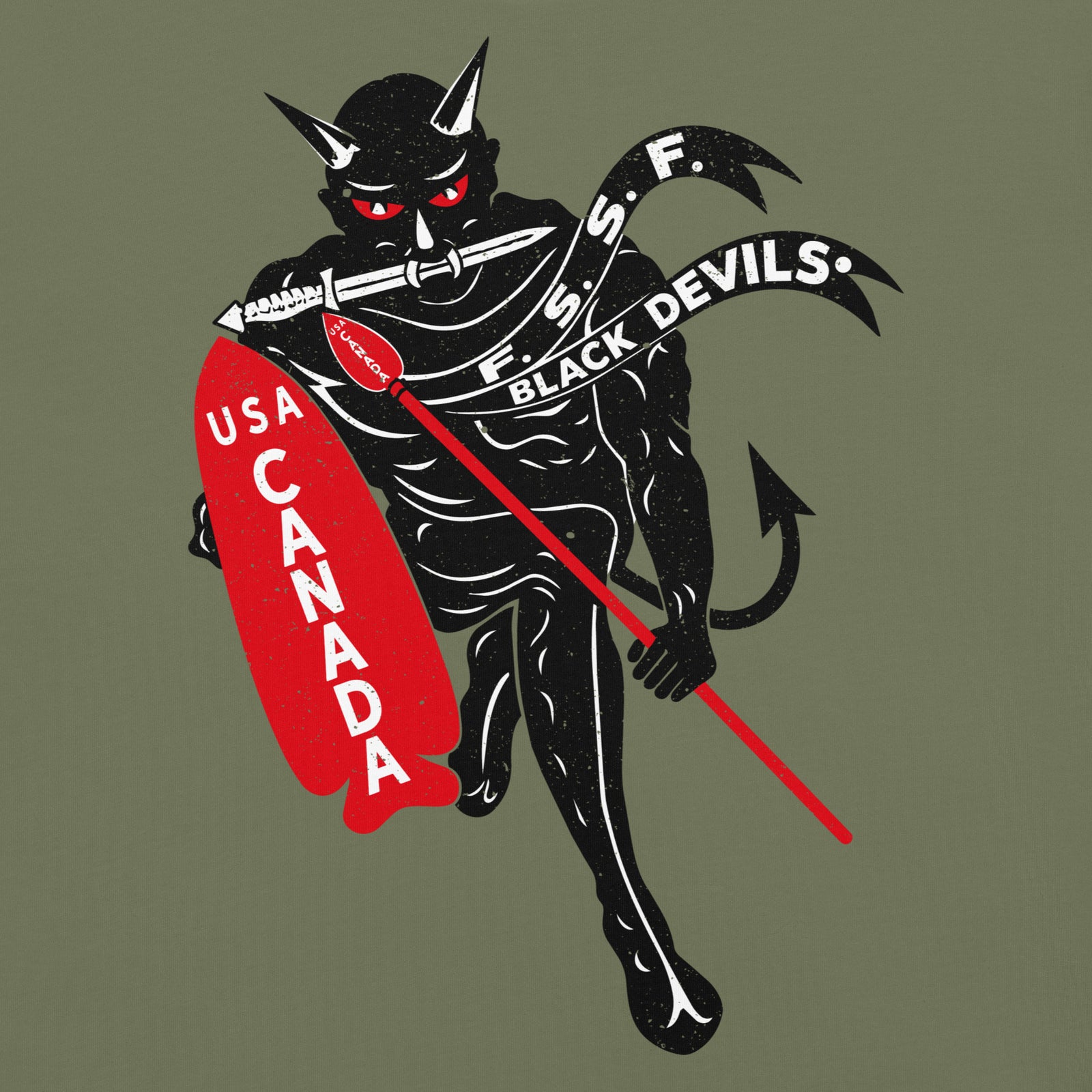 Devil's Brigade First Special Service Force WWII Heavyweight T-Shirt