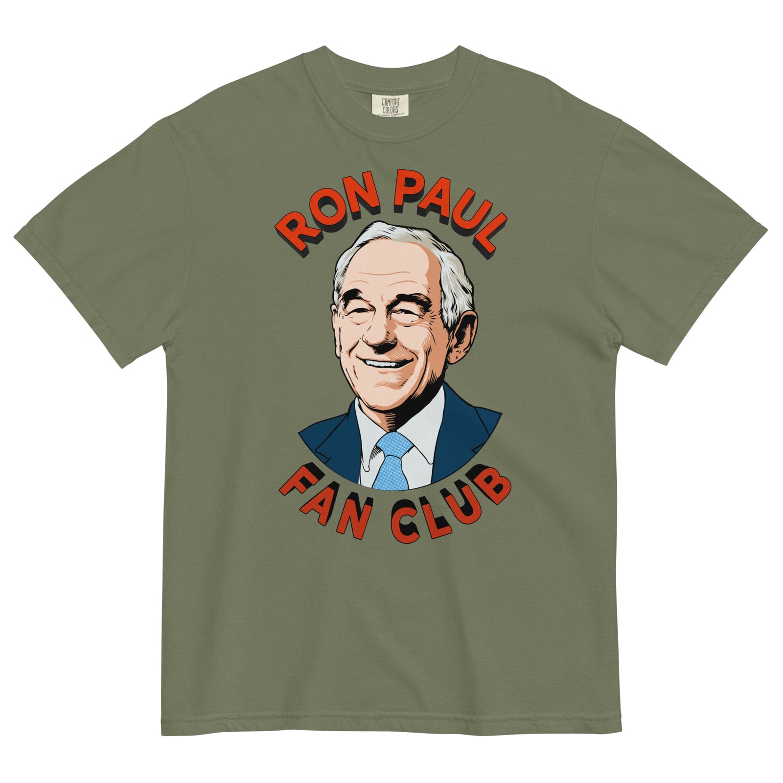 Ron Paul Fan Club Garment-dyed Heavyweight T-Shirt