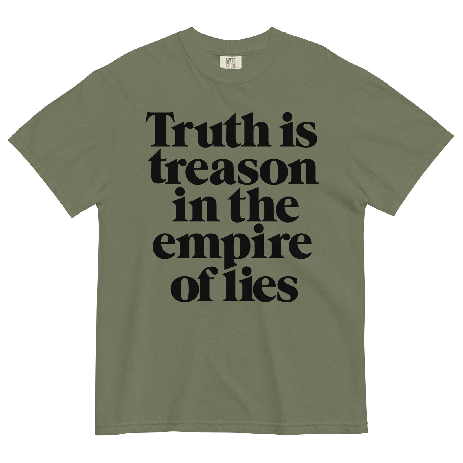 Truth is Treason in the Empire of Lies Garment-dyed Heavyweight T-Shirt