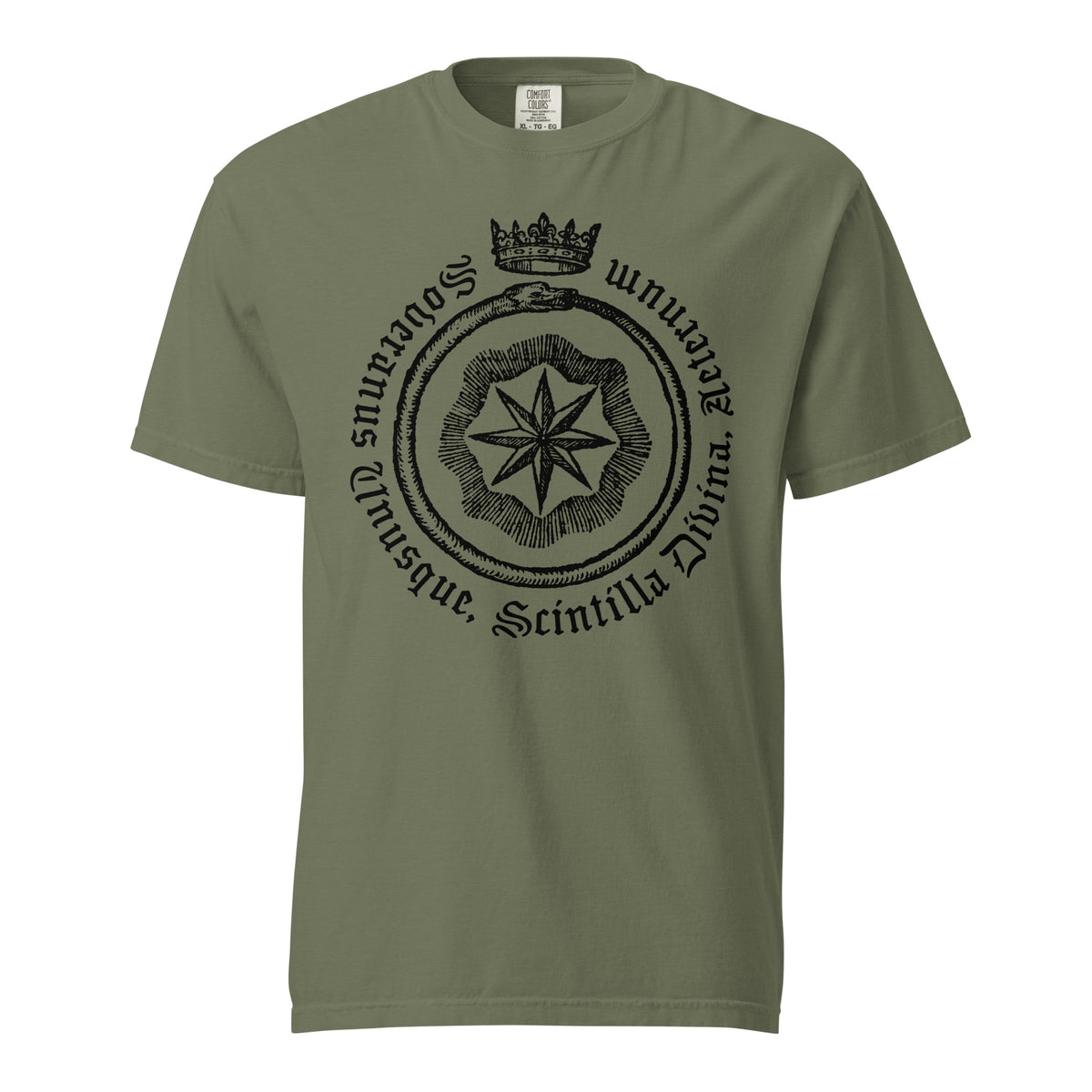 Each Sovereign Ouroboros Garment-dyed Heavyweight Graphic T-Shirt