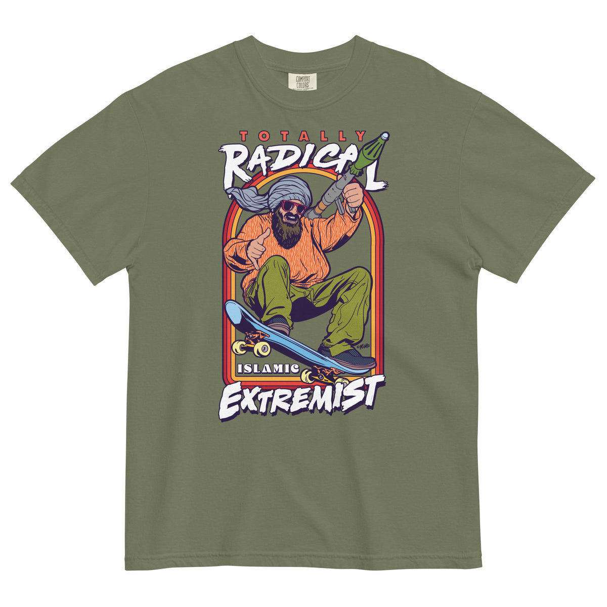 Totally Radical Islamic Extremist Heavyweight T-Shirt