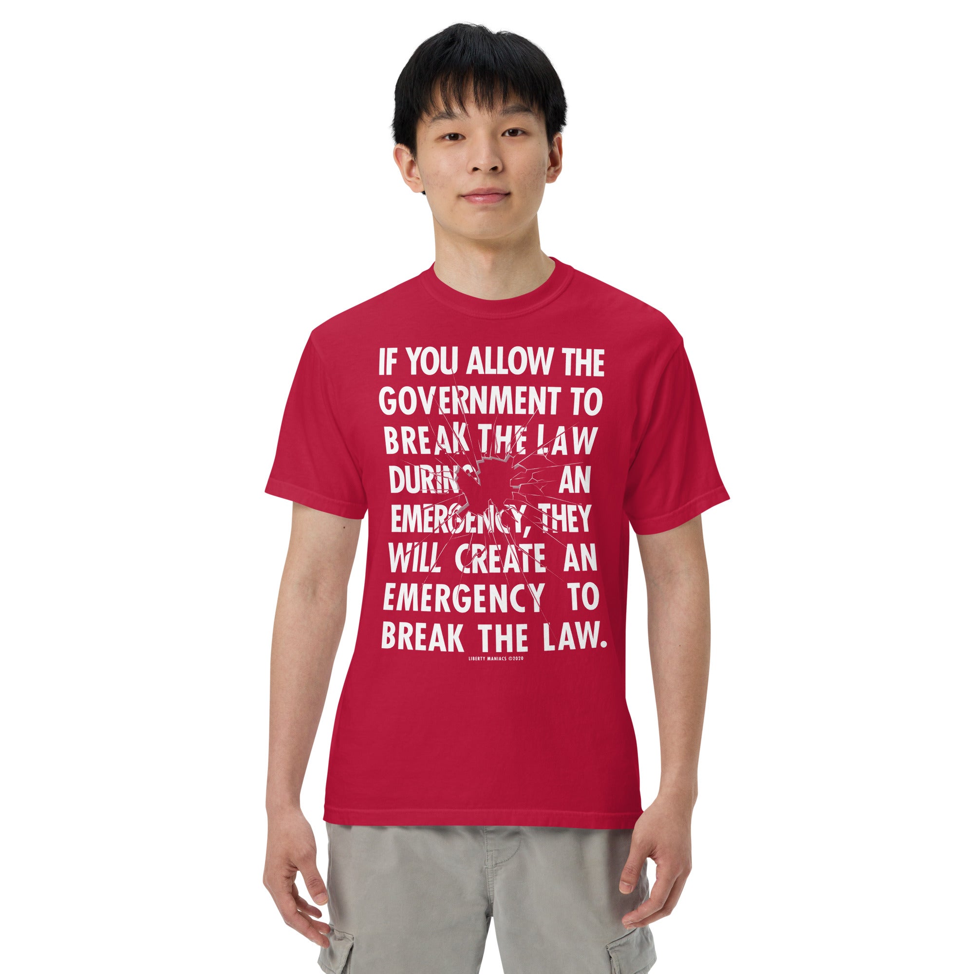 Government Emergency Garment-dyed Heavyweight T-Shirt