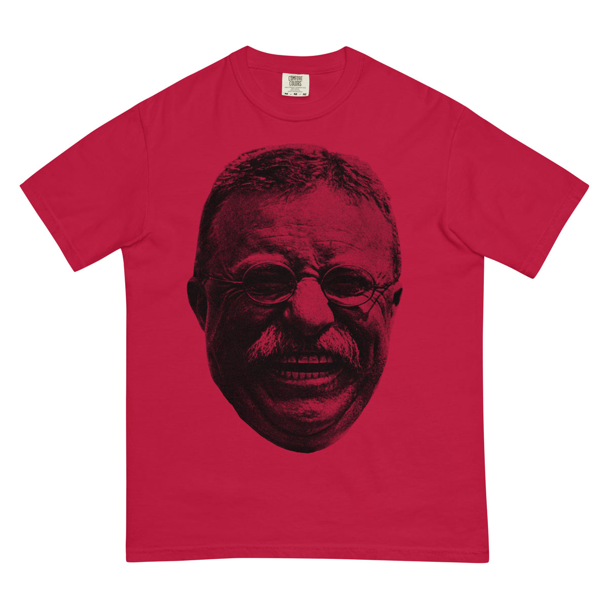 Teddy Roosevelt Laugh Garment-dyed Heavyweight Tee