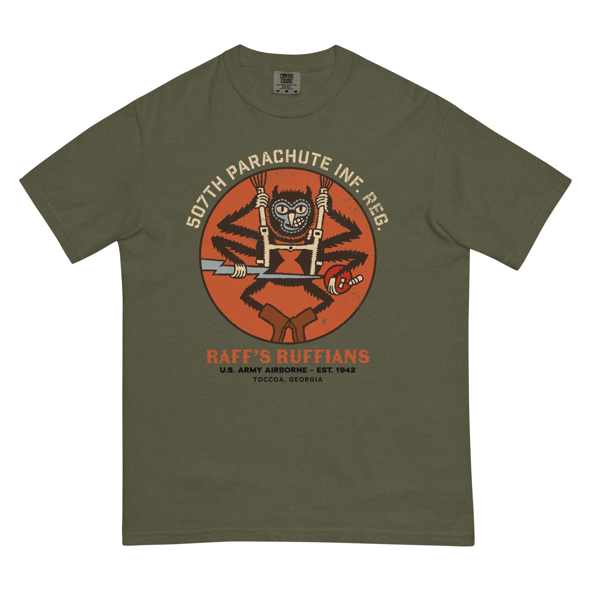 507th Parachute Regiment D-Day Paratrooper Graphic T-Shirt