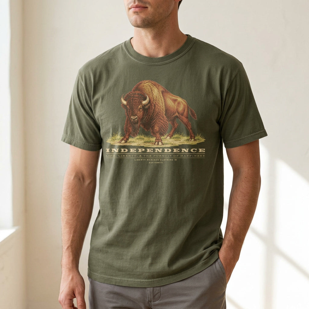 Independence Bison Heavyweight Tee
