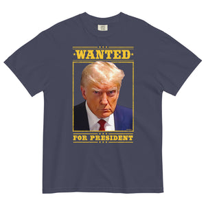 Donald Trump Mugshot Garment-dyed Heavyweight T-Shirt