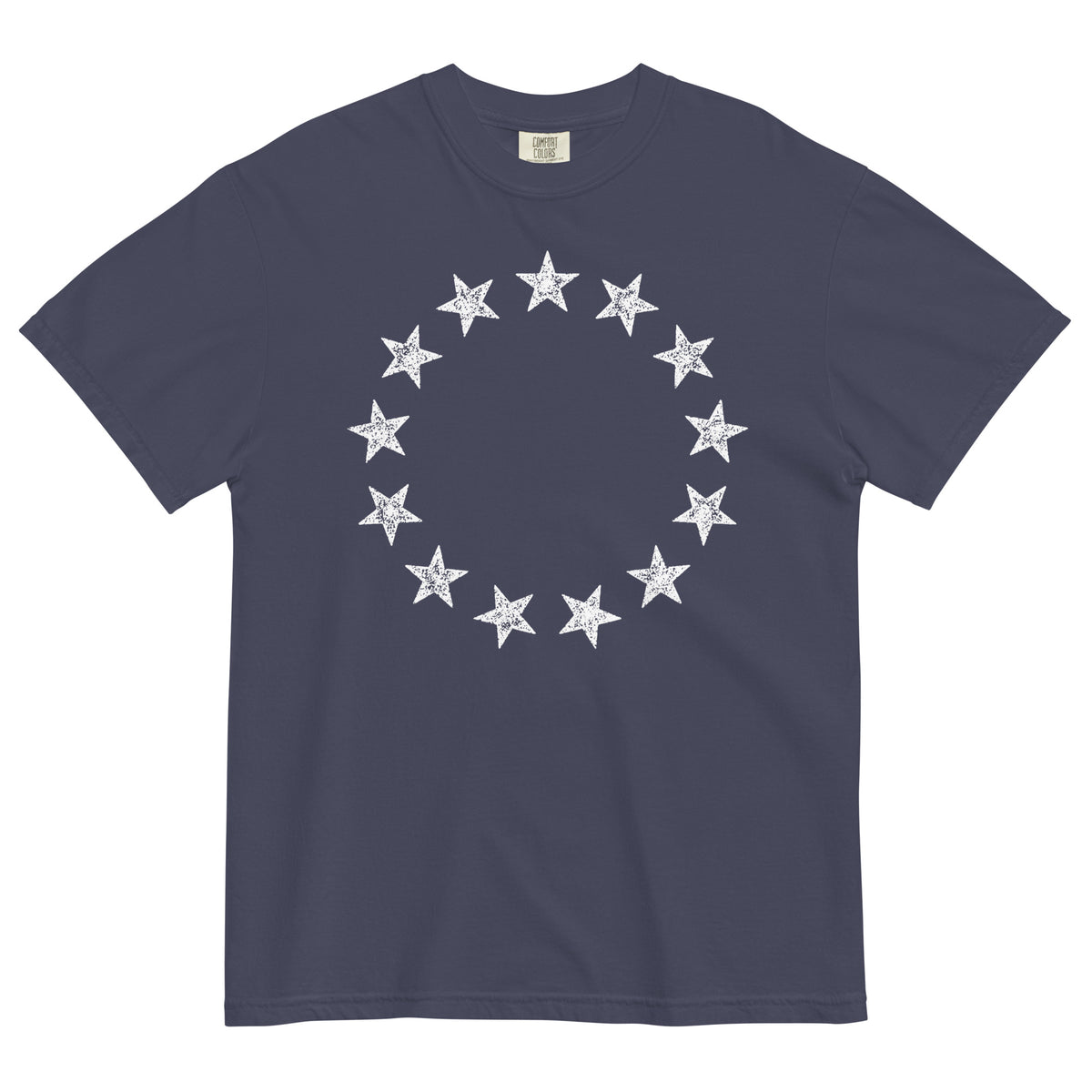 13 Stars Vintage Garment-Dyed Heavyweight T-shirt
