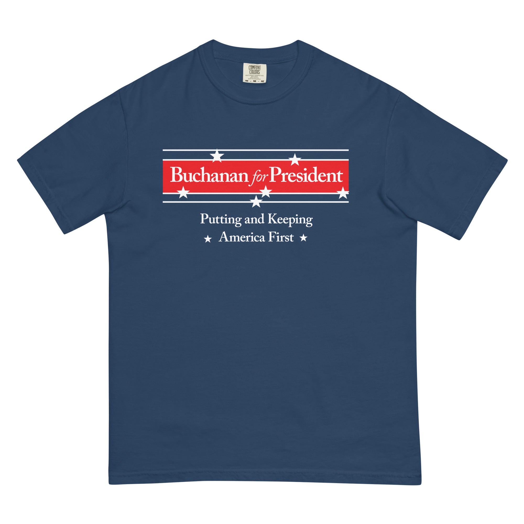 Pat Buchanan 1992 Presidential Campaign Reproduction Garment-dyed T-Shirt