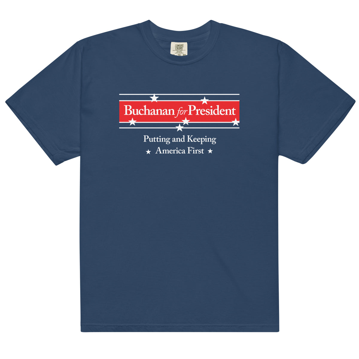 Pat Buchanan 1992 Presidential Campaign Reproduction Garment-dyed T-Shirt