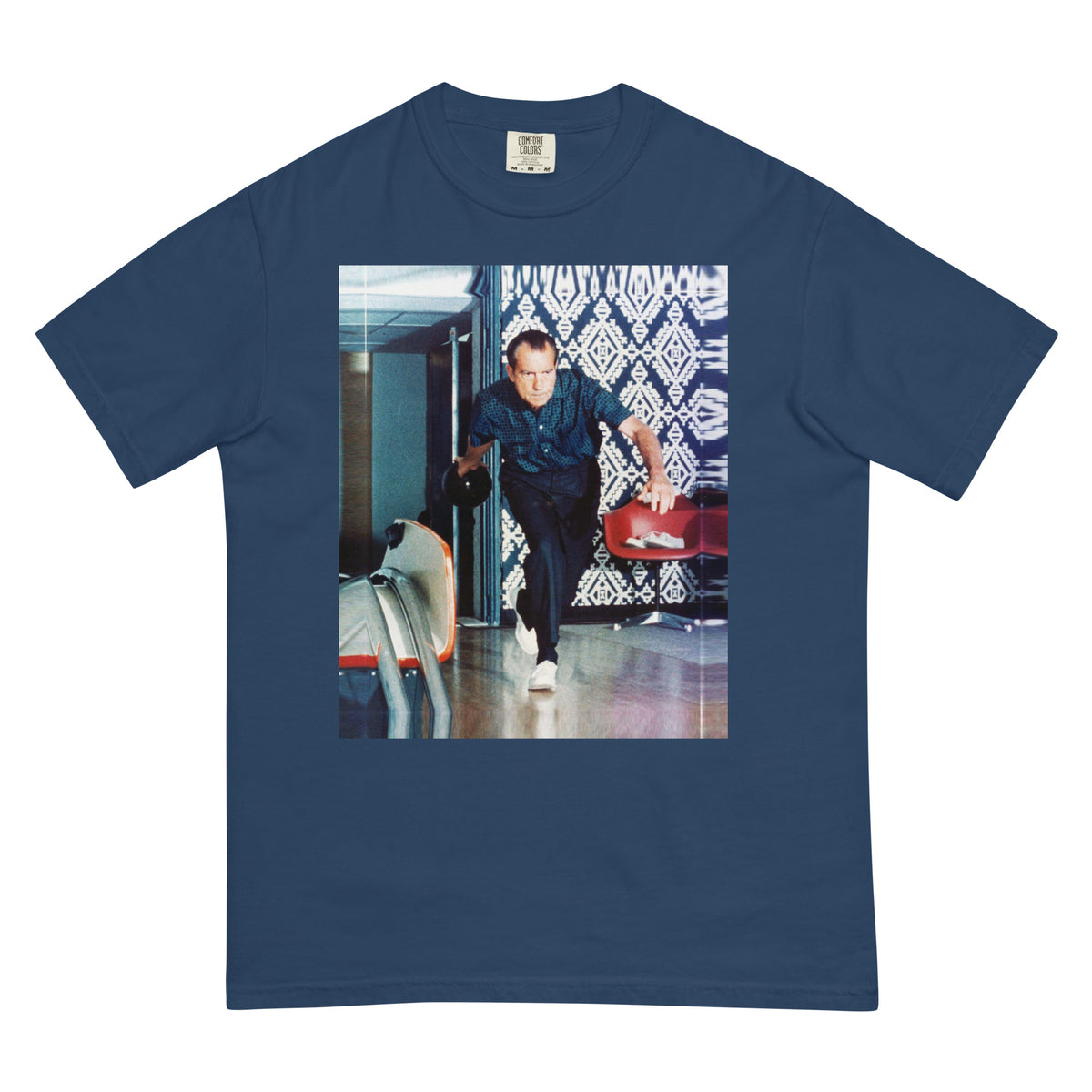 Nixon Bowling at the White House Garment-dyed Heavyweight T-shirt