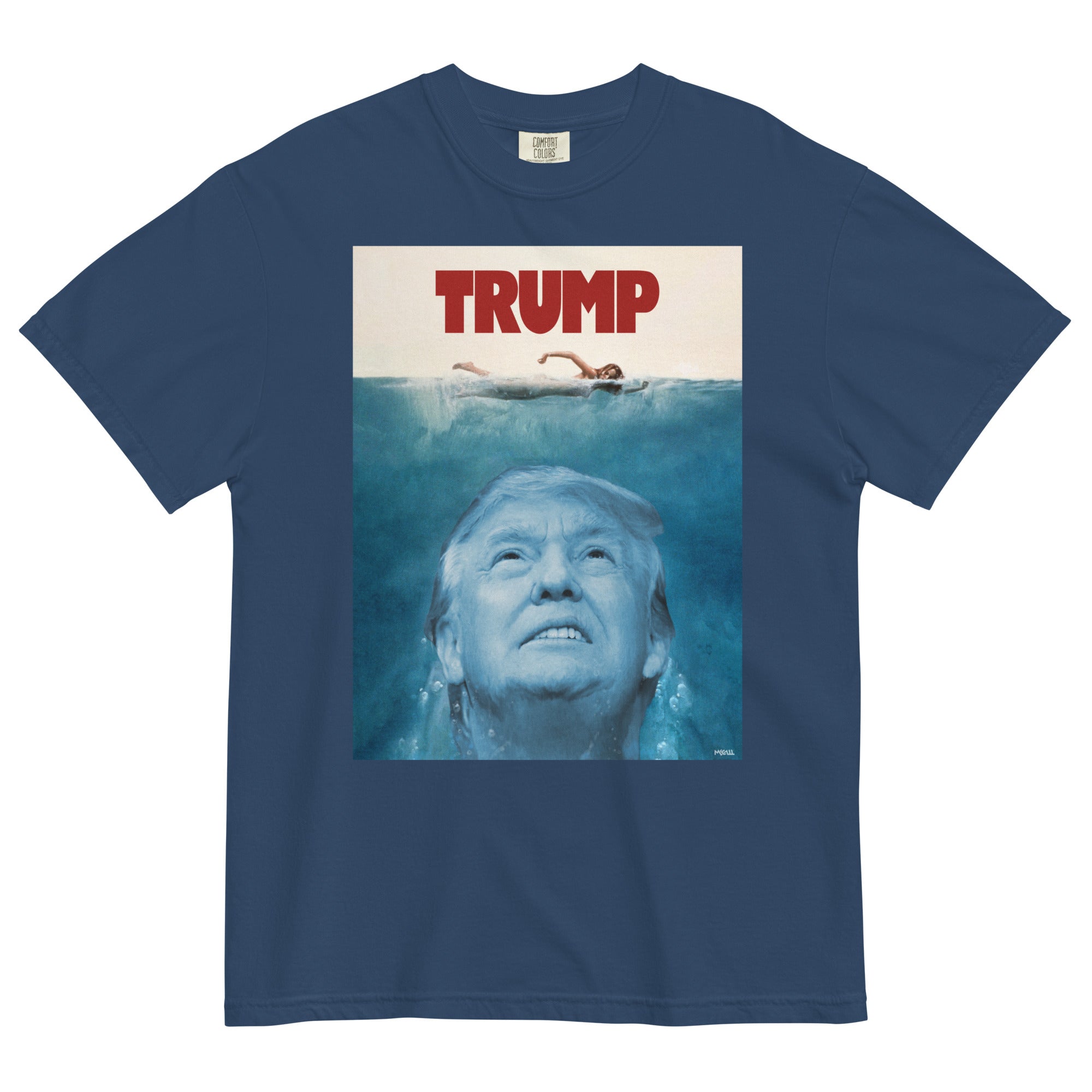 Trump Jaws Heavyweight T-Shirt