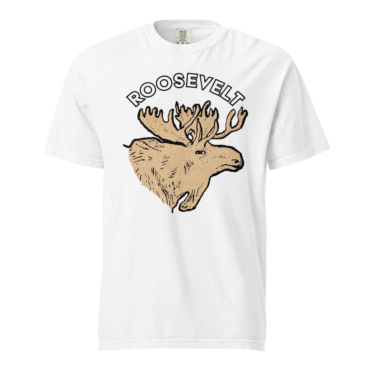 Teddy Roosevelt 1912 Bullmoose Garment-dyed Heavyweight T-shirt