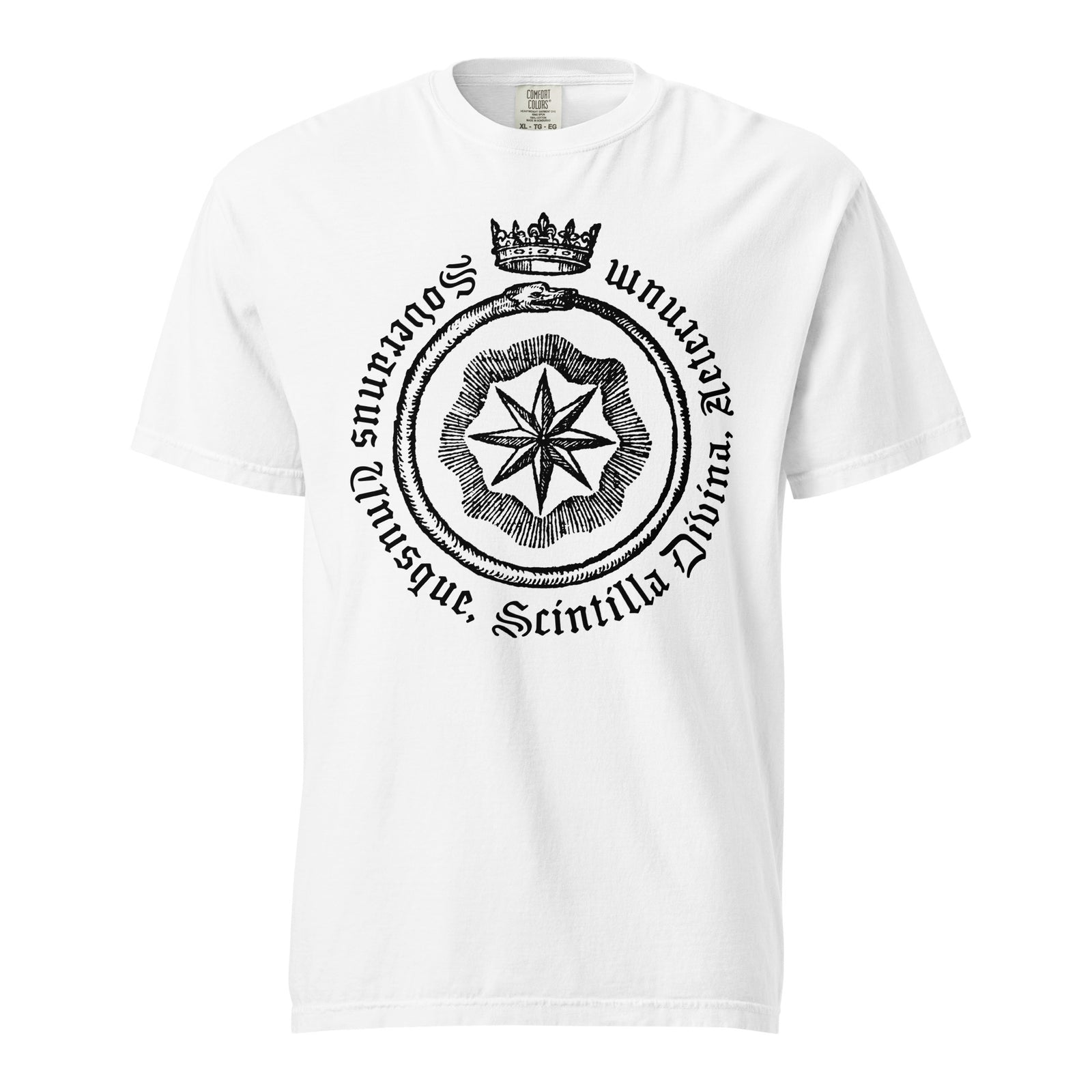 Each Sovereign Ouroboros Garment-dyed Heavyweight Graphic T-Shirt